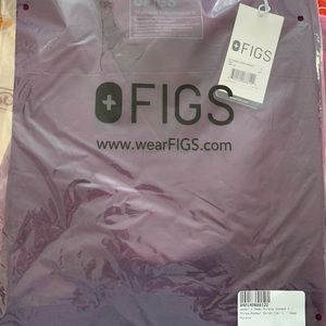 Figs women's Dark Purple Casma - Three-Pocket Scrub Top - L